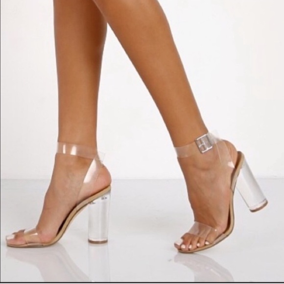 steve madden lucite shoes